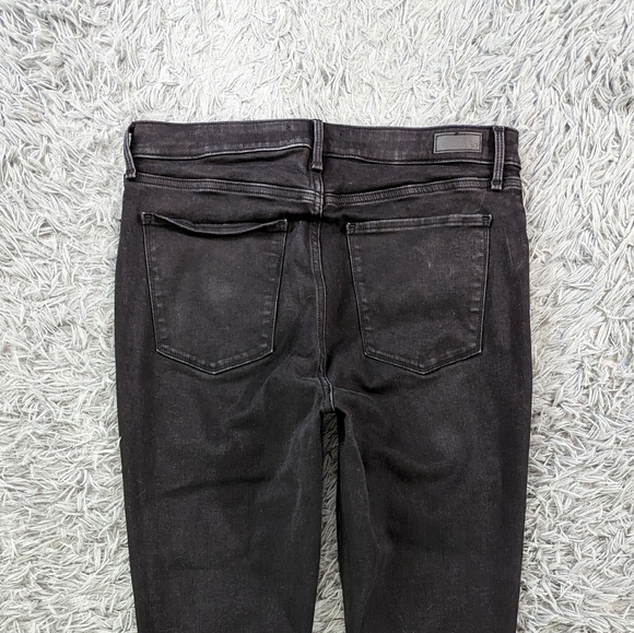 Abercrombie & Fitch Jeans Women's 14 Short Black Super Skinny High Rise Stretch - Picture 5 of 9